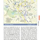 Text: Sehenswürdigkeiten, Pirmasens, Zentrum. Karte mit Straßennamen und markierten Orten, z.B. Hauptbahnhof, Strecktalpark. 