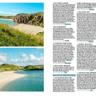 Seiten 50-51. Links: "Nord-west Donegal". Bilder von Stränden und Klippen. Rechter Text beschreibt Strände und Sehenswürdigkeiten.