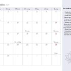 November 2027 Kalender, Text: "Die Kraft der Vorstellung... Spüre die Energie... Du bist stark. Du bist geliebt." Lotus-Illustration.