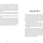 Seitenzahlen 44 und 45, Kapitel Drei. Fließtext über Schulalltag, Cafeteria, Gedanken, mit Dialogen zwischen Charakteren.