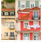 Kalender für Mai 2027. Szene zeigt bunte portugiesische Fassaden mit Balkonen, Wäsche hängt draußen zum Trocknen.