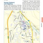 Sterzing (Vipiteno) und Umgebung: Ein Text beschreibt die Bedeutung Sterzings, mit einer detaillierten Karte der Stadt.