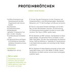 PROTEINBRÖTCHEN: einfach, leicht & lecker. Zutaten: Whey-Proteinpulver, Chiasamen, Flohsamenschalen, Mandelmehl. Vorbereitung in Schritten erläutert. Tipps zum Einfrieren der Brötchen.