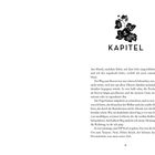 Text: "5. KAPITEL" - Illustration mit Blättern oben. Unterer Text beschreibt abendliche Resort-Szenerie, Vögel und eine Entscheidung.