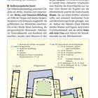 Text über außereuropäische Kunst im Musée d'Art et d'Archéologie du Périgord, darunter eine Karte des Museums.