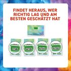 Text: „Findet heraus, wer richtig lag und am besten geschätzt hat.“ Karten mit Flächenangaben von Luxemburg, Kroatien, Niederlande, Deutschland.