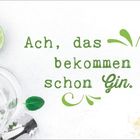 „Ach, das bekommen wir schon Gin.“ Kalender mit Limetten, Glas, Eis und Zucker. Notizbereich mit Kalenderwochen.