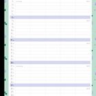 "Unser Motto: sich vom Augenblick leiten lassen und das Leben genießen!" Kalendermonat Juni, bunt gestaltet. "Papierkram".