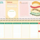"Habit-Tracker", "FEBRUAR", "TO-DO-LISTE", "Das Aufgeben ist leicht! Noch leichter ist es, gar nicht erst anzufangen." Kalenderlayout.