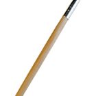 Pinsel mit Holzgriff und Metallzwinge, Borsten sind hell und stabil, ideal für feine Details in der Malerei geeignet.