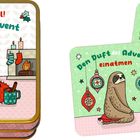 Chill doch mal! 24x Yoga im Advent. Illustration: Rentier meditiert. Bericht über Fersensitz und adventliches Einatmen.