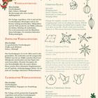 VERPACKUNGSIDEEN: Weihnachtliche Anleitungen mit Bastelschritt-Folgen für Kugeln, Sterne und Engel, in Deutsch und Englisch.