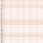 Kalender für Mai 2027. Wochen beginnen am Montag, Wochenenden rot markiert. Platz für Notizen unten.