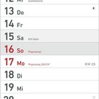 Kalender Mai 2027 mit Feiertagen wie Maifeiertag und Christi Himmelfahrt. Wochentage und Kalenderwochen sind angegeben.