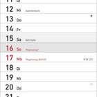 Kalenderblatt für Mai 2027 mit Feiertagen wie Maifeiertag, Christi Himmelfahrt, und Pfingsten vermerkt.