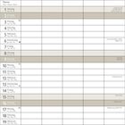 Text: Mai, Samstag 1, Sonntag 2,... bis Montag 31, regionaler Feiertag. Ein Chamäleon auf einem Ast.