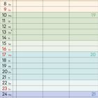 Monatsübersicht Mai 2027 mit Kalenderwochen. Feiertage: 1. Mai, 6. Mai, 9. Mai, 12. Mai, 16.-17. Mai, 27.-28. Mai.