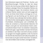 Text: "KOLORIEREN" oben. Anleitung zum Kolorieren mit Fineliner, Tusche, Bleistift. Tipps zu Technik, Farbenwahl und Schattierungen.