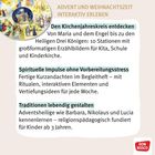 ADVENT UND WEIHNACHTSZEIT INTERAKTIV ERLEBEN. Illustration mit Erzählbildern und Texten zu kirchlichen Themen. DON BOSCO Logo.