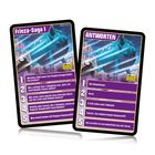 Karten mit "Frieza-Saga 1" und "ANTWORTEN", enthalten Quizfragen und Antworten. Bild zeigt ein Raumschiff.