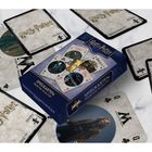 Spielkarten Premium Qualität, Harry Potter-Thema, Karten mit Charakterbildern, in einer dunkelblauen Verpackung.
