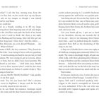 Seiten 4 und 5. Dialog zwischen Erzähler und Jungen namens Kell. Thema: Gefangenschaft. Erwähnung von Agnes, Kai, Merrym.