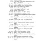 "Timeline of Major Events and Figures" listet historische Ereignisse und Personen chronologisch von AD 26 bis AD 135 auf.