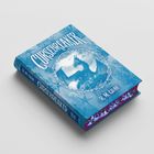 "CURSEBREAKER" und "R. M. GRAY" stehen auf einem blauen Buchcover mit einem Drachen in der Mitte.