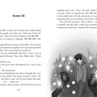 Szene 18 aus einem Buch. Eine Person in Kapuzenpulli und Sonnenbrille wird von Fans fotografiert.