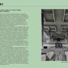 SYMMETRY: Balance Complexity mit starken visuellen Ankern; beschreibt Symmetrie in der Fotografie. Rechts brutalistische Architektur.