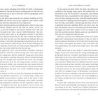 Seite 7 und 8 von "Lady Chatterley's Lover" von D. H. Lawrence. Text beschreibt Figuren und Erlebnisse im Jahr 1913.