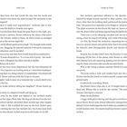 Seitenzahlen: 4, 5. 
Autor: Julie Lew. 
Titel: Death in Verse. 
Text über eine Frau namens Bronte auf einem Boot.