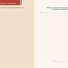 Links: "Throw it in Reverse! Journal about your day from right to left and bottom to top." Rechts: "Write a letter..."