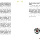 Text: „SPRING SPRING SPRING”. Eine Doppelseite mit viel Text und bunten, mandala-ähnlichen Illustrationen.