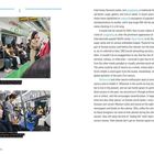 "HEADS DOWN: Seoul metro riders look at phones. DIGITALLY ENHANCED COMMUTING: Watching videos speeds time."