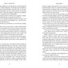 Text: "DARCY'S PASSIONS", "Regina Jeffers". Zwei Seiten eines Buches mit fortlaufendem Text. Seitenzahlen 8 und 9.