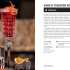 KING'S THEATER ROYALE, Flatbush, Cocktailrezept mit Crème de Cassis und Champagner, serviert mit Zitronen- oder Orangenschale.