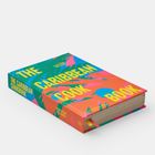 "The Caribbean Cookbook" in gelber Schrift auf farbigem Cover mit tropischen Mustern.