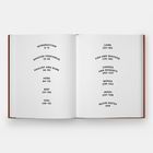Eine Doppelseite eines Inhaltsverzeichnisses mit verschiedenen Lebensmitteln und Seitenzahlen.