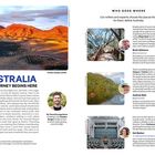 AUSTRALIA: THE JOURNEY BEGINS HERE. Flinders Ranges (p786). Text über Reisen in Australien, geschrieben von Josh West.