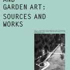 Text: "ALVAR AALTO AND GARDEN ART: SOURCES AND WORKS" von Tom Simons. Schwarzweiß-Foto eines strukturierten Gartens.