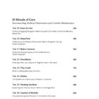 Inhaltsverzeichnis zu "Rituals of Care" mit Titeln und Seitenzahlen, beginnend mit "Soul of a Vav" auf Seite 150.