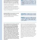 Textausschnitt aus einem Wörterbuch. Sektionen zu Mikrostruktur und Bedeutungsvarianten, mit Beispielen wie "unangemeldet".