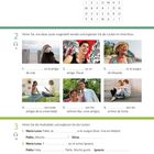 La familia y los amigos. Rätsel mit Wörtern wie "pareja", "cuñado". Nummerierte Aufgaben mit Lücken zum Ausfüllen.