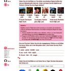 Lektion 2: Eigenschaften wie "groß", "klein" mit Bildern erklärt. Wortschatz enthält "teuer" bis "reich". Farbliste für Kleidung.