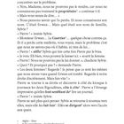 1B ALLER AUX OBJETS TROUVÉS: Dialog zwischen Pierre und Sylvie über einen verlorenen Gegenstand und Erwan Le Guerrier.