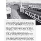 Text: "Die Eisenbahnfähre nach Messina" und ein Absatz über die Bedeutung und Geschichte der Fähre. Schwarzweißfoto einer Fähre mit Zügen und Autos.