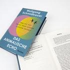 Ein Buchcover mit "Wolfgang Schmidbauer", "Was wir von Tieren über unsere Gefühle lernen", "DAS ANIMALISCHE ECHO".