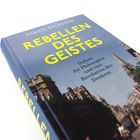"Rebellen des Geistes. Oxford, die Philosophie und eine Revolution des Denkens." Buch mit Stadtbild im Hintergrund.