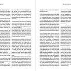 Kapitel 1 - Um was geht es? Was hat es mit der Dominanz auf sich?  
Seiten 8 und 9 mit dichtem Text in schwarzer Schrift auf weißem Hintergrund. Der Text befasst sich mit dem Thema Dominanz zwischen Mensch und Pferd und dem Verhältnis zwischen diesen beiden. Es werden verschiedene Perspektiven und Verhaltensweisen von Menschen und Pferden beschrieben.